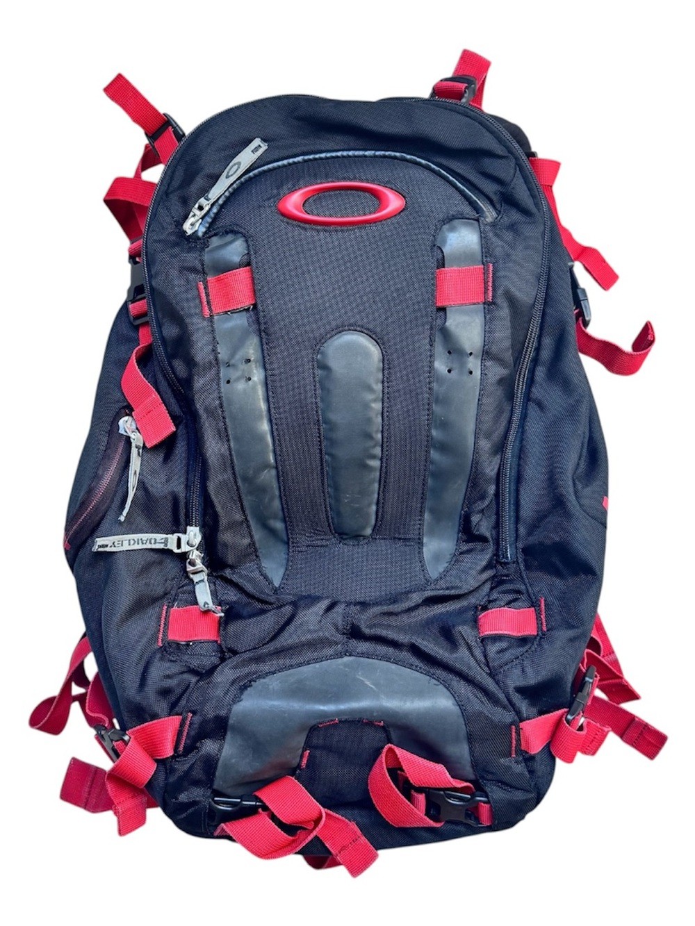 Oakley Vintage Snowmad Backpack Black Red Snowboard Ski Carrier Utility Gorpcore